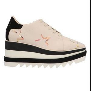 Stella McCartney Platform Sneakers w/ Iridescent Stars